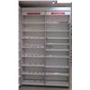 Image 1 : 2 Sections of Metal Wall-Mount Shelving (Each Section 37"W x 16"D x 10ft Tall)