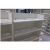 Image 8 : 1 Freestanding Metal Shelving Unit 109"L x 14"Depth (Each Side) x 51"H