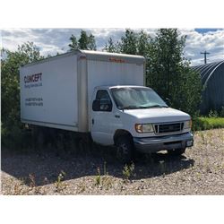 2001 Ford F450 Diesel Cube Van 1FDXE45F73HA88194