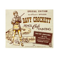 Davy Crockett Pencil Craft Painting Set.