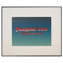 Disneyland/Vista Records Title Cel.