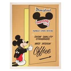 WED Imagineering Family Open House Sign.