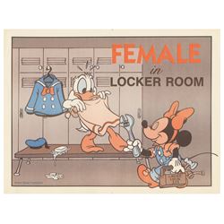 Cast Member Locker Room Sign.