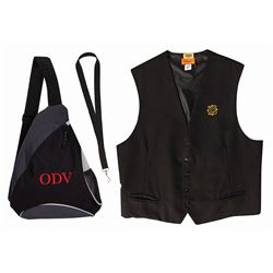 Disneyland Hotel Cast Member Vest & Bag.