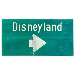 Disneyland Directional Freeway Sign.