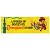 Image 1 : A World of Disney on Disneyland Records Sign.