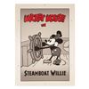 Mickey's House "Steamboat Willie" Poster.