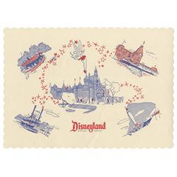 Disneyland Lands Placemat.