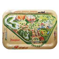 Disneyland Map Tin Tray.