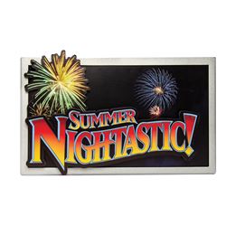 Summer Nightastic Sign.