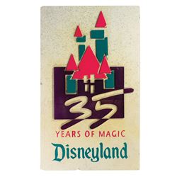 Disneyland 35th Anniversary Sign.