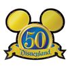Image 1 : Disneyland 50th Anniversary Sign.