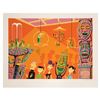 Image 1 : Shag Enchanted Tiki Room Interior Serigraph.