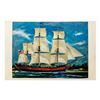 Image 1 : Large Sailing Ship Columbia Disneyland Hotel Print.