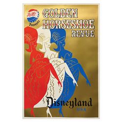 Original Golden Horseshoe Attraction Poster.