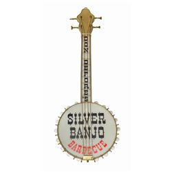 Don DeFore's Silver Banjo Entrance Sign.