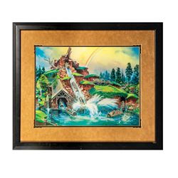 Splash Mountain Concept Art Print.