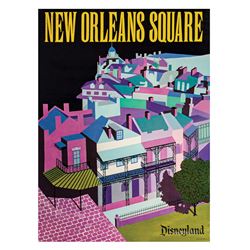 New Orleans Square Near Attraction Poster.