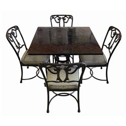 Original Blue Bayou Table & (4) Chairs.