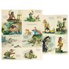 Image 1 : Set of (12) Pirates of the Caribbean Postcards.