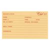 Image 5 : Set of (3) Club 33 Reservation and Guest Record Cards.