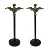 Image 1 : Pair of Haunted Mansion Bat Stanchion Replicas.