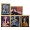 Image 2 : Set of (5) Haunted Mansion Lenticular Cards.