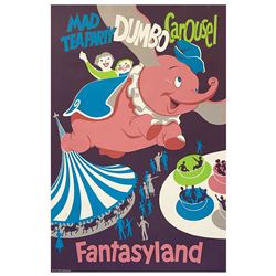 Original Fantasyland Attraction Poster.