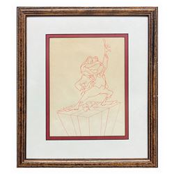 Original Don Williams Mr. Toad Drawing.