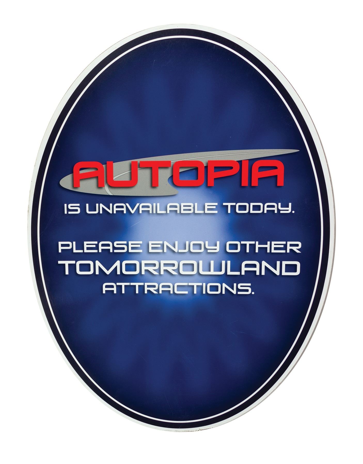 Pair of Autopia Entrance Signs. - Van Eaton Galleries