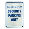 Image 1 : Walt Disney World Security Officer Parking Sign.