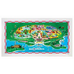 Walt Disney World 40th Anniversary Map.