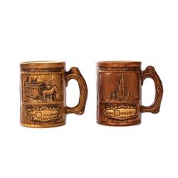 Pair of Walt Disney World Ceramic Mugs.