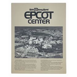 Epcot Center Pre-Opening Brochure.