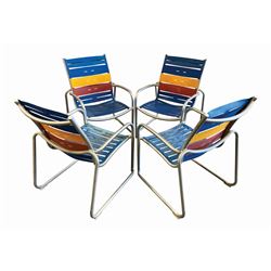 Set of (4) Disney Cruise Beach Chairs.