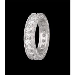 14k Vintage-Style 2.10ct DIAMOND ETERNITY RING