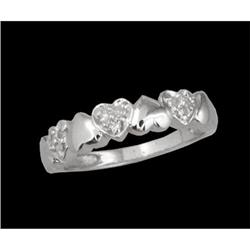 14KW Gold Diamond Heart Fancy Ring