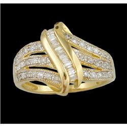 10KY Gold  .40ct. Diamond Right Hand Ring