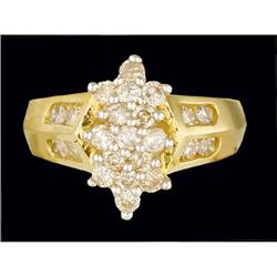 10KY Gold 1.00ct. Diamond Fashion Right Hand Ri