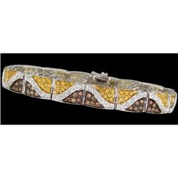 14KW Gold 3.00ct. Diamond Bracelet