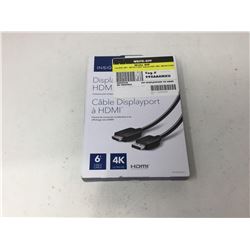 Insignia Display Port Cable 6 Cable