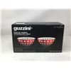 Image 1 : Guzzini Pack of 2 Bowls- Red