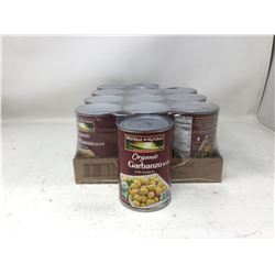 Westbrae Natural Organic Garbonzo Beans- Low Sodium ( 425g x 12)