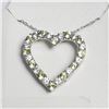 Image 2 : Silver Natural Peridot 20" Necklace, Suggested Retail Value $100