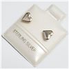 Image 2 : Silver Set Of 4 Heart Shape Earrings, Suggested Retail Value $20