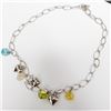 Image 1 : Silver Genuine Gemstone 18" 18.62G Necklace, Suggested Retail Value $300