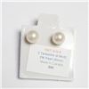 Image 3 : 10K Yellow Gold 2 Tanzanite+Fresh Water Pearl 2In1 Earrings, Made in Canada, Suggested Retail Value 