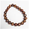 Image 2 : Fresh Water Pearl 7.5" Flexible Bracelet, Suggested Retail Value $80