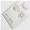 Image 2 : 14K Yellow Gold Diamond 2In1(0.02ct) Earrings, Made in Canada, Suggested Retail Value $200