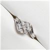 Image 2 : Silver 7 Diamond Ring (~Size 7) (~weight 3.71g), Suggested Retail Value $180
